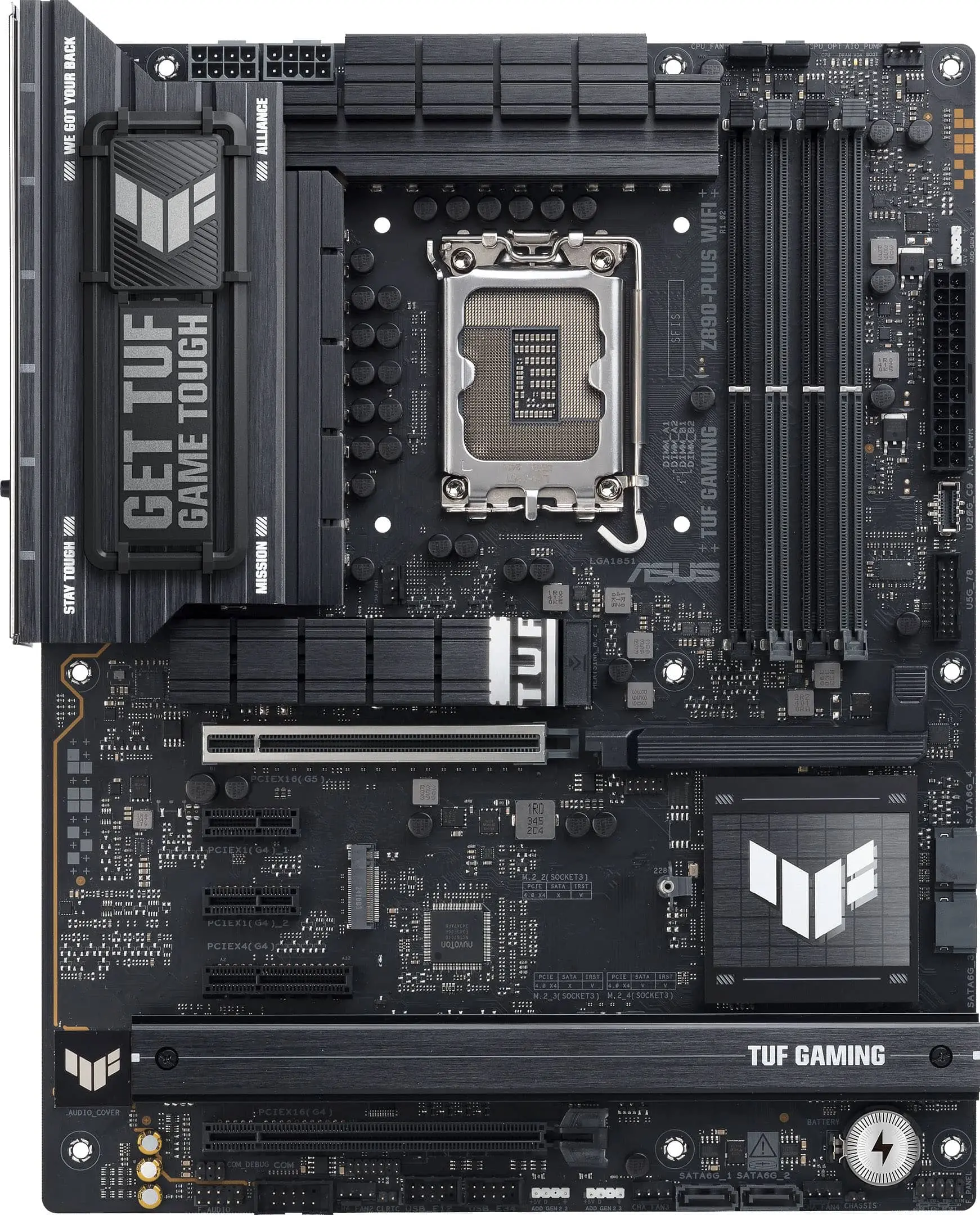 TUF GAMING Z890-PLUS WIFI (Socket LGA 1851) Intel Z890 ATX DDR5 Wi-Fi 7 Motherboard