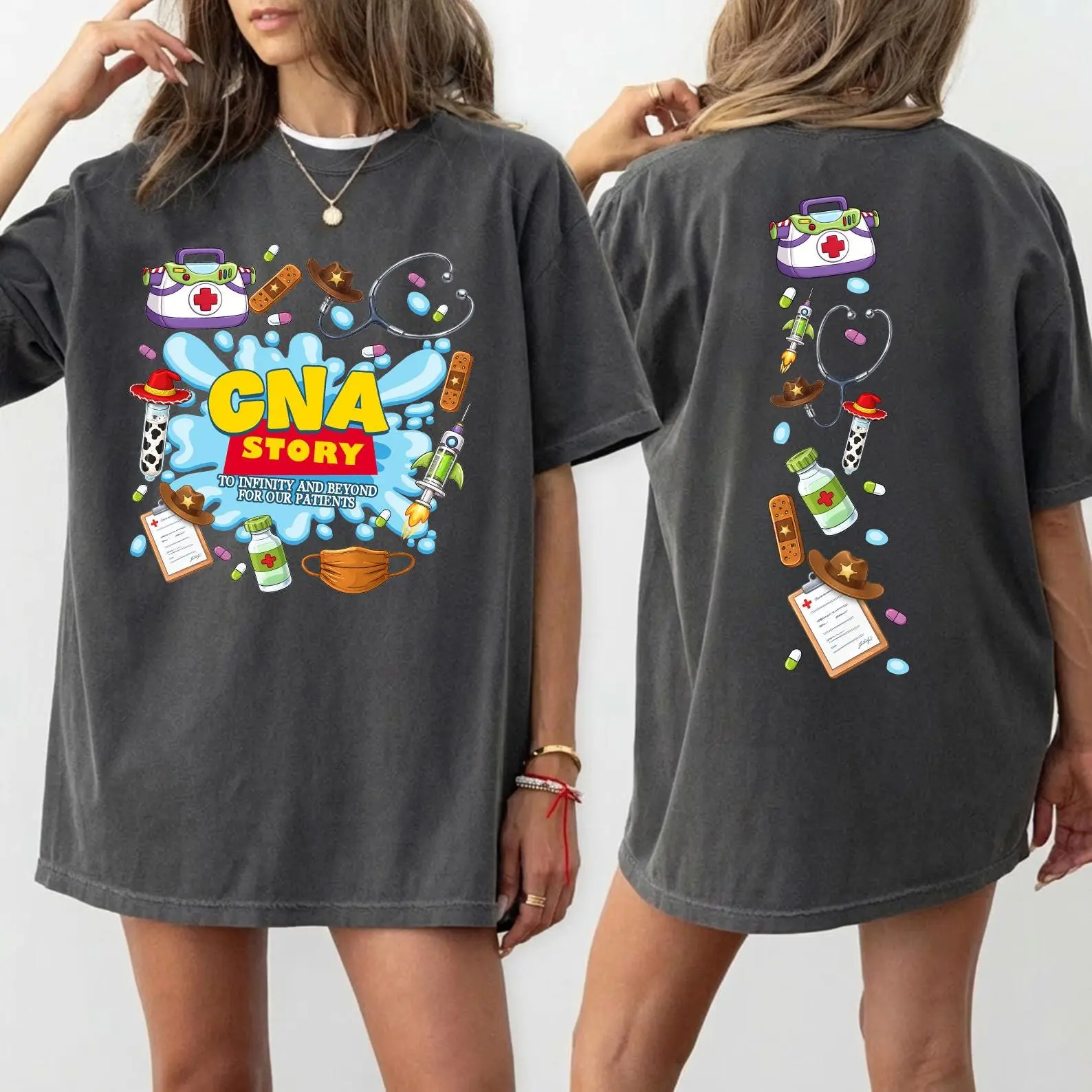 CNA Story Shirt ,To Infinity And Beyond CNA Shirt, Pediatric CNA Tee, Certified Nursing Assistant Gift
