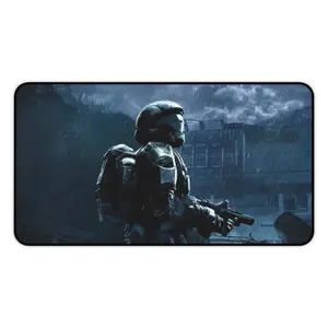 Halo 3 ODST Desk Mat | Sci-Fi Game Mouse Pad, Halo ODST Artwork