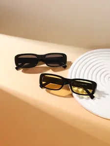 2pcs High-Quality Unisex Rectangle Frame Sunglasses with Tinted Lenses, Retro Design, Fashionable Sunglasses Ideal for Everyday Wear, Photography, Travel & Beach