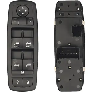 Driver Side Master Power Window Switch 9 Pins + 3Pins Compatible With 2009,2010,2011,2012 Dodge Ram 1500,2500,3500,2011-2012 Ram 1500,2500,3500 Window Control Switch Replaces 4602863AC 4602863AB