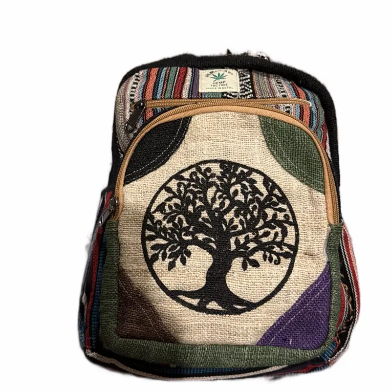 Tree of Life Hemp Backpack