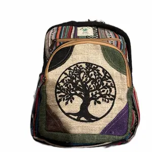 Tree of Life Hemp Backpack