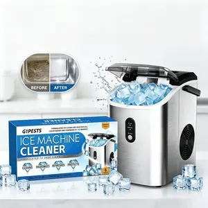 Ice Machine Cleaner Descaler - 6 Pcs Cleaning Tablets, NickelSafe Scale Remover for Countertop & Nugget Makers table