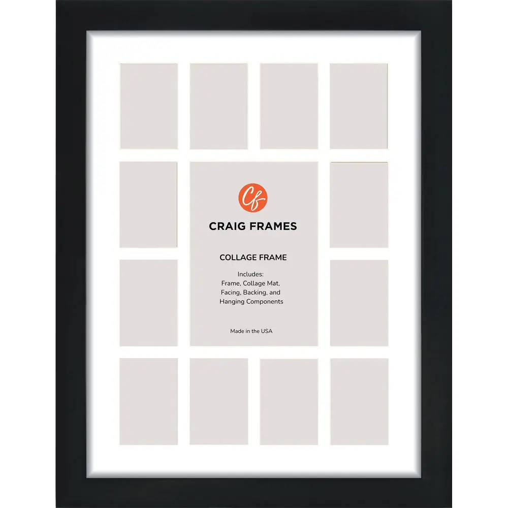 School Days Black Collage Picture Frame