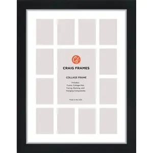 School Days Black Collage Picture Frame