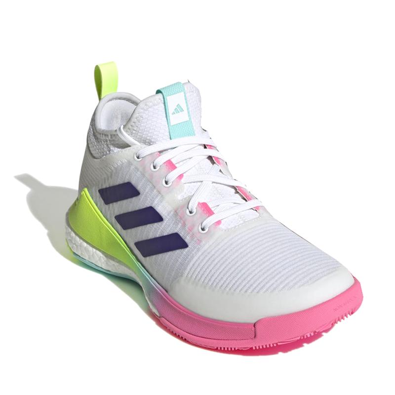 adidas Womens Crazyflight Volleyball Volleyball Sneakers Shoes - White