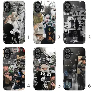 Y-Yeat Dark Mood Phone Case – Shadow Rap Aesthetic iPhone Cover For iPhone 17 16 15 14 13 12 11 XS and Samsung S25 S24 S23 S22 S21