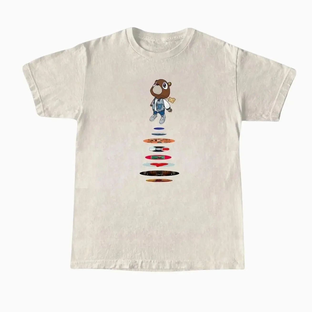 Kan West Graduation Tshirt, The College Dropout, Graduation Bear