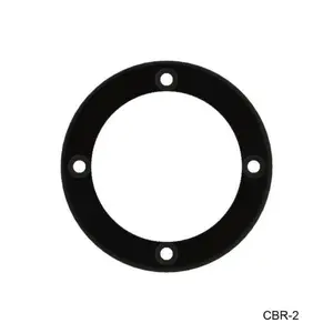 212 MAIN 2 in. Vinyl Reinforced Cable Boot Ring, Black, Protects Cables, Neat Trim