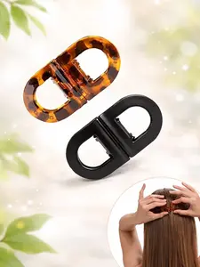 2-Pack Magnetic Hair Clips, Strong Hold No-Slip Hair Styling Clips, Seamless Gentle on All Hair Types, Ideal for Daily Wear