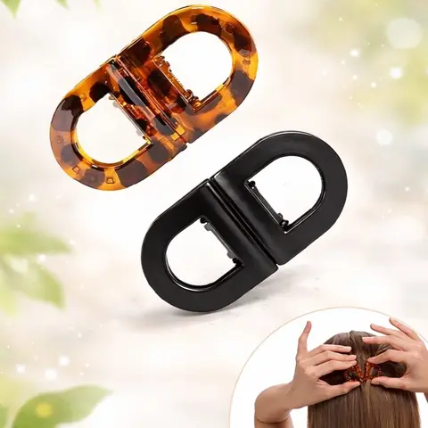 2pcs Magnetic Hair Clips, Strong Hold No-Slip Grip, Seamless Gentle Styling Clips, Suitable for All Hair Types, Everyday Hairstyles, Hair Style Accessory, Hair Clip Set, Non Slip Clips, Magnetic Hair Accessories