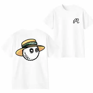 Malbon Golf Bucket Character T Shirt – Vintage Two Sided Graphic Tee – Trendy Golf Streetwear Shirt – Golfcore Aesthetic Unisex Casual Cotton Tee