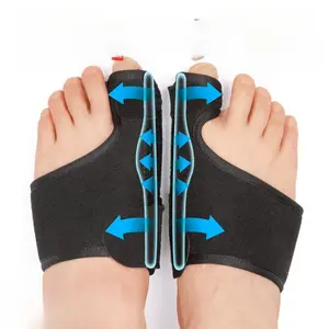 Hallux Valgus Toe Corrector with Supportive Toe Braces and Protective Cover, Sports & Outdoor Protective Gear, Support