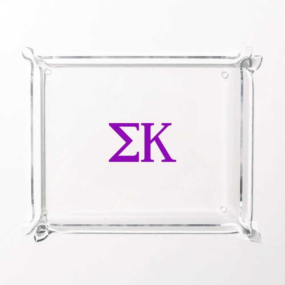 Sigma Kappa Acrylic Tray | Clear