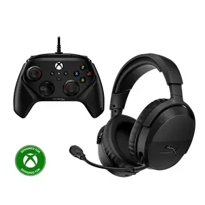 HyperX Xbox Bundle - CloudX Stinger 3 Wireless Headset, Clutch Gladiate Controller