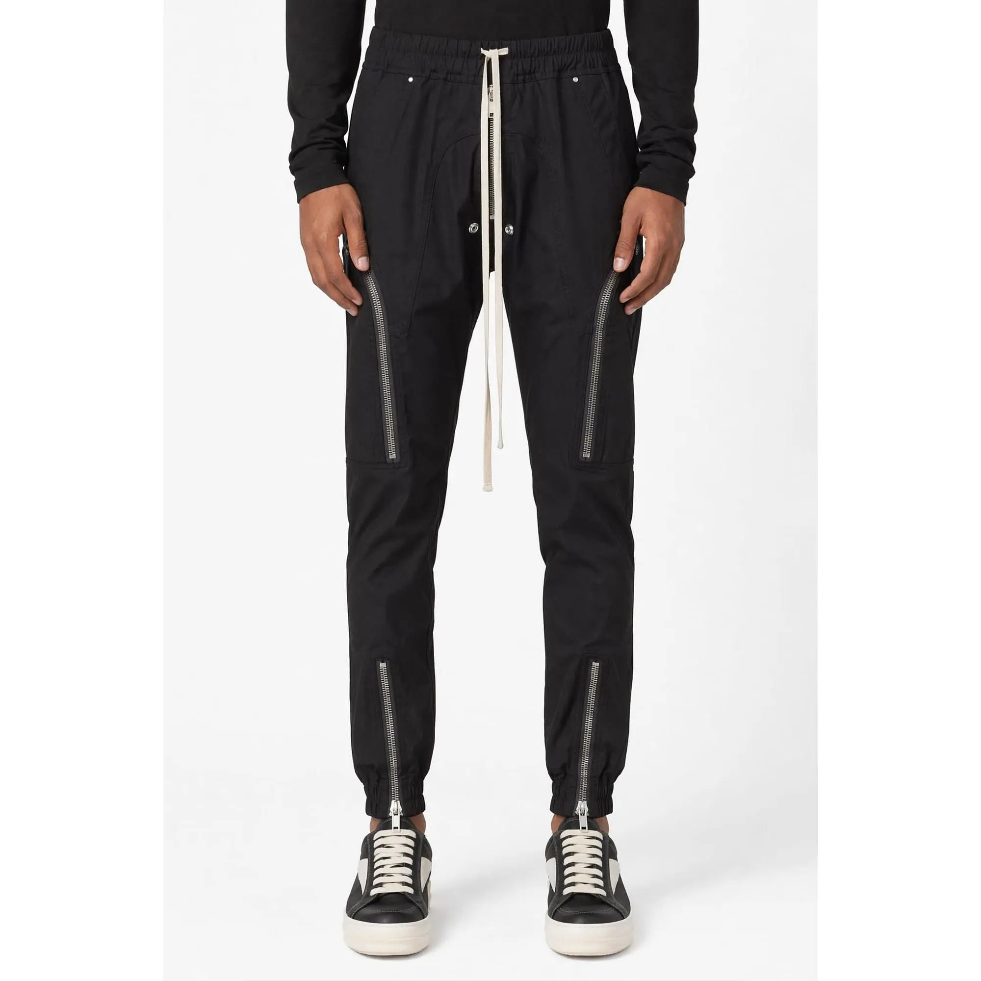 Rick Owens Mens Heizer Cargos in Black