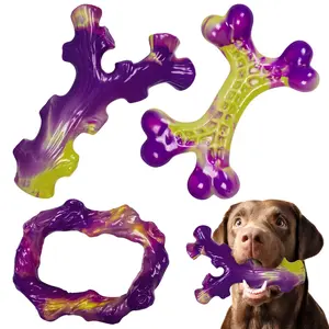Apasiri3-PackHeavy Chewer Dog Toys Bacon Flavored, Long-Lasting, Finally Keeps Your Dog Calm & Busy