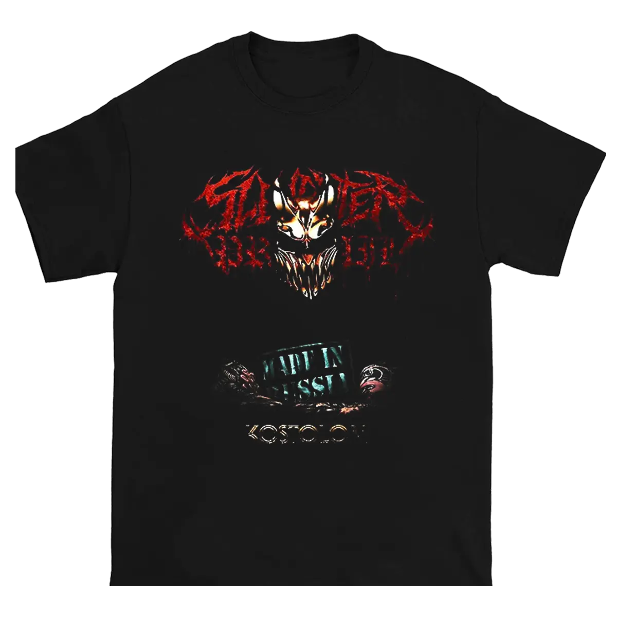New Slaughter to Prevail Kostolom Russian Music T-shirt, Gift For Fan, Casual Black Cotton Fabric Shirt Men's Sweatshirt