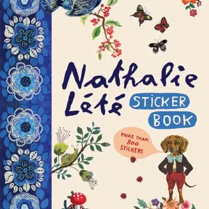 Nathalie Lété Hardcover Sticker Book with Over 800 Stickers Must Have for NL Collectors and Enchanting Dreamlike Illustrations Official Color Kawaii Frog Paris Artist