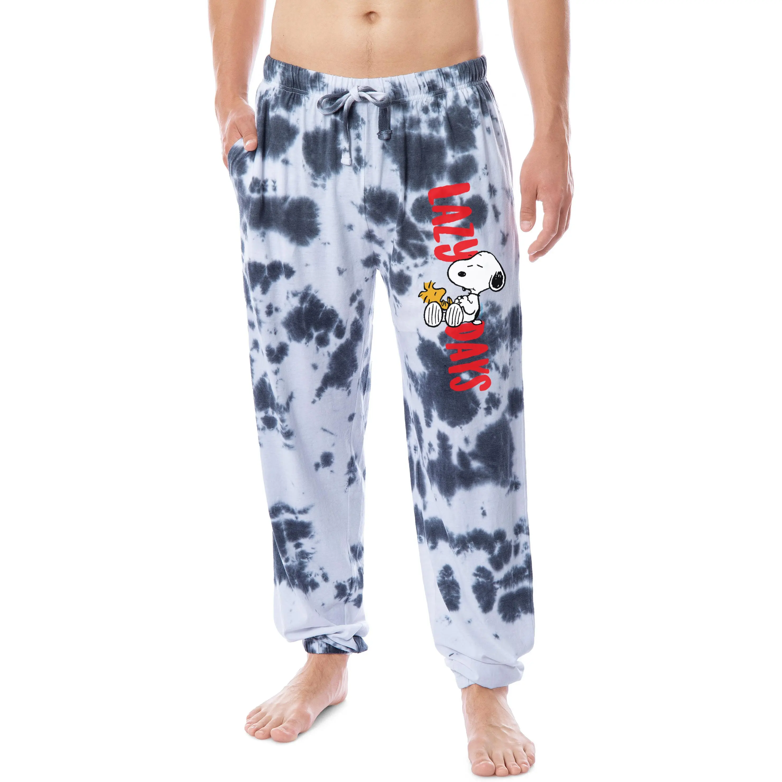 Peanuts Men's Snoopy Lazy Days Sleep Lounge Pajama Pants For Adults