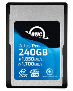OWC Atlas Pro CFexpress 4.0 Type A Memory Card - 240GB Camera Photographic Kit