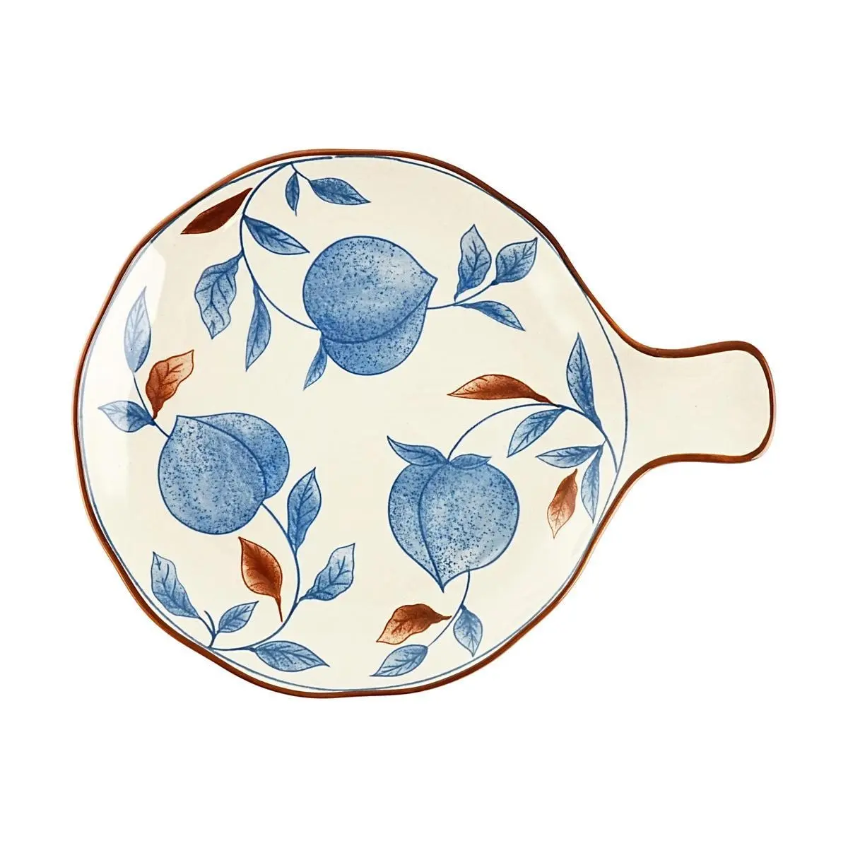 Golden Lion 10-inch Scallop Shell Serving Platter - Elegant Ceramic Appetizer Dish for Parties & Home Decor