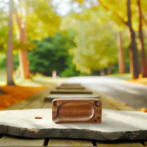 Premium Portable Wooden Storage Tray