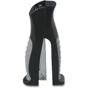 Stand Up Full Strip Stapler, 1.5 x 3 x 6.25 Inches, Black/Gray