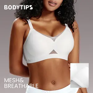 Body Tips Mesh Breathable Wireless Bra