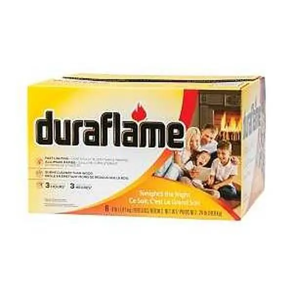 Duraflame 50604 Firelog, 3 hr Burn Time, 4 lb, Pack