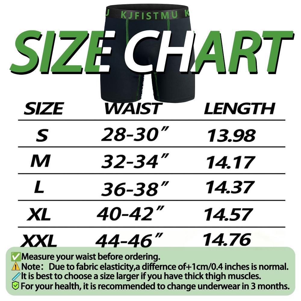 KJFISTMU 12-Piece Men's Boxer Briefs Set Random Styles Designs Solid Colors Prints Colorful Waistbands Striped Designs Fashionable Graffiti Print Underwear