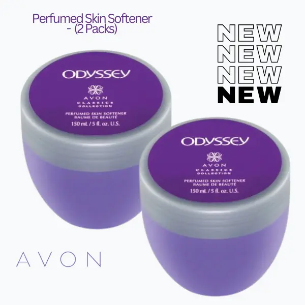 Avon Classics Odyssey Perfumed Skin Softener. Set of 2