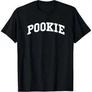 100% Cotton Pookie College T-Shirt,Made Of 100% Cotton,High-Quality Print,Soft And Comfortable To The Touch,Made In USA Golf Gift T-Shirt For Men And Women