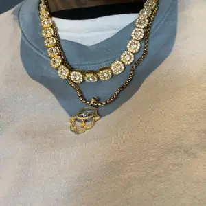 Luxury Artificial Crystal Decorated Necklace & Bracelet Set, 2pcs Rhinestone Decor Jewelry Set for Party, Elegant Gorgeous Fashion Accessories for Women & Men