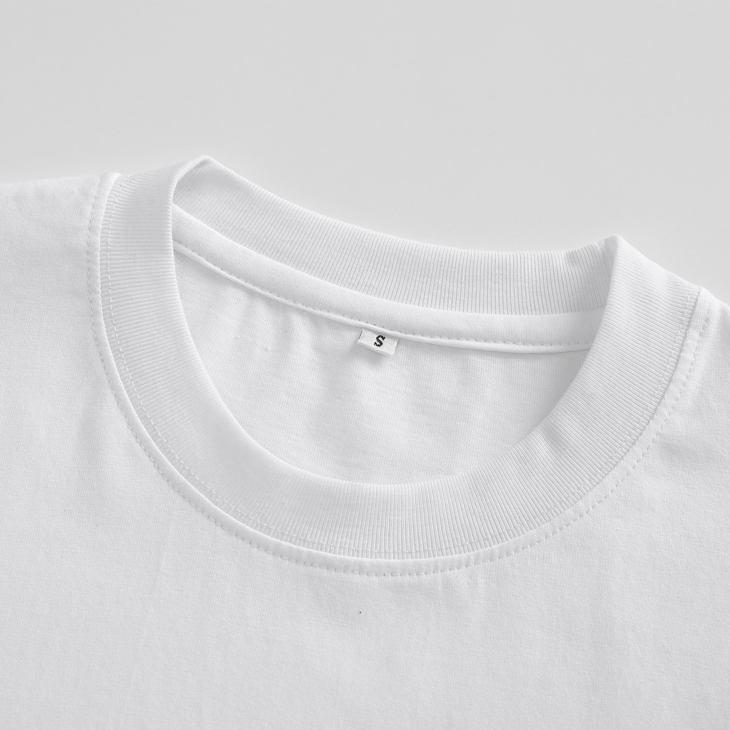 Oversized Plain Crew Neck T-Shirt, Unisex Loose Fit Basic Short Sleeve Tee, Casual Solid Color Minimalist Top For Men Women