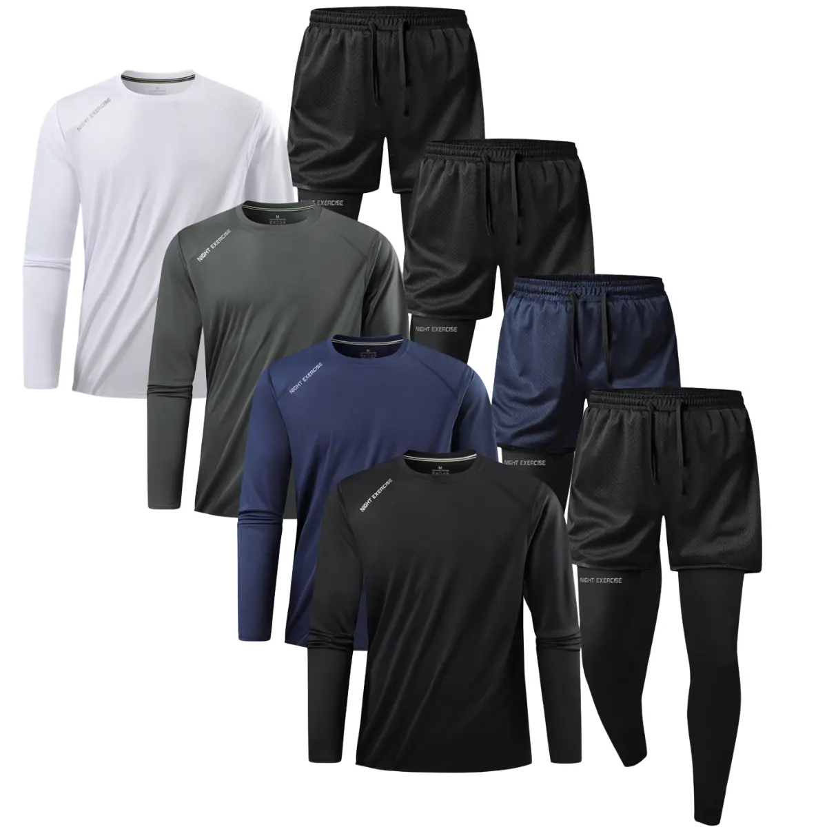 Breathable Stretch Fitness Set - Comfortable & Flexible Fabric for Yoga Pilates & All Exercises - Ideal for Fitness Enthusiasts