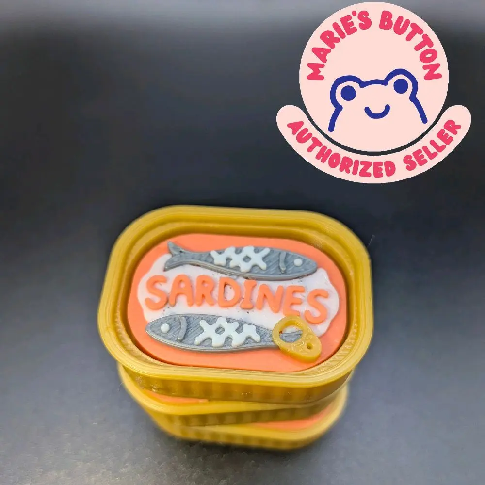Stacked Sardine Cans Clicker Fidget