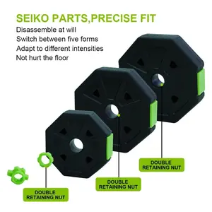 30kg/66lb 4-in-1 Adjustable Weight Set – Dumbbells, Barbell, Kettlebells & Push-Up Stand – Complete Home Gym Free Weights for Strength Training, Body Building – Perfect for Men & Women