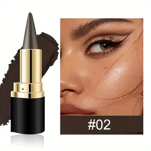Black Silvery Grey Brown Gel Eyeliner Pencil Eye Black Face Paint Sticks Makeup Set, Natural Black Eyeliner Cream Waterproof Crayon Eyeliner Pencil Tool Creme Gel Liner delineador de ojos contra el agua