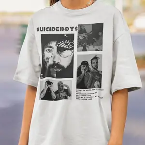 Limited Suicide Boys Vintage T-Shirt, Gift For Women and Man Unisex Bootleg T-Shirt