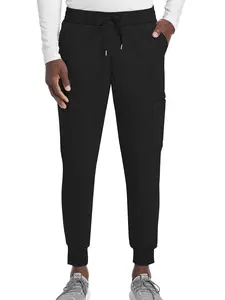 CK ATMOS Men's Mid-Rise Jogger Scrub Pant - Modern Fit with Elastic Waistband & 5 Pockets for Healthcare Professionals