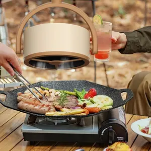 Portable Mini Hood, 1 Count Desktop Hood with Double Speed Adjustment Mode, Durable Kitchen Utensils for Indoor Barbecue, Outdoor Camping