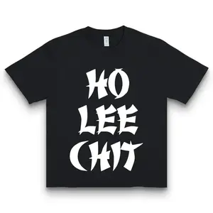 Hoo Lee Chit Graphic Tee - Bold Font Design Shirt for Edgy Casual Humor