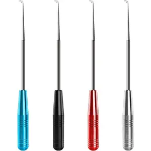 Fish Hook Remover Tool,Fishing Hook Quick Removal Device,Fishing Gear Security Extractor Equipment Kits for Adult,Hook Extractor Accessories Tools with Storage Tube,4Pcs