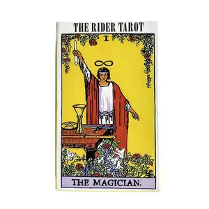 Classic Tarot Card Set, Includes 78 Cards and Guidebook, Beginner Friendly Classic Tarot Game, Tarot Deck, Holiday Party Fortune Telling Cards, Durable Tarot Cards
