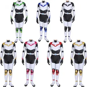 2025 Halloween Cosplay Voltron Cosplay Defender of The Universe Onesie Adult Full Body Spandex Suit Costume Halloween Costumes f