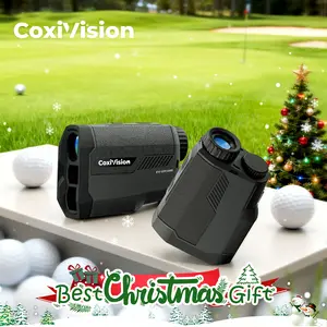 CoxiVision Range Finder with Slope for Golf & Hunting, 1000Yards High-Precision Rangefinder, 6X Magnification, Pin-Seeker & Flag-Lock & Vibration, Bow/Rifle Mode, Tournament Legal filler gift range finder