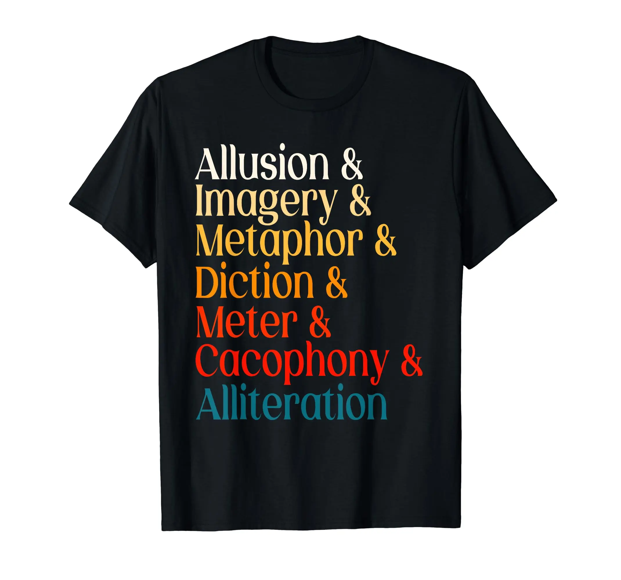 Poet Poetry Literature Lover Poem Writer T-Shirt
