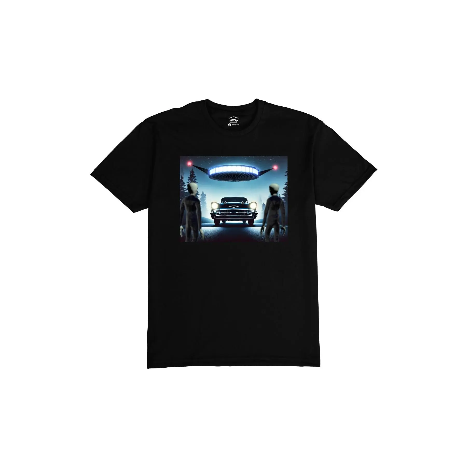 Betty and Barney Hill's 1961 Alien Abduction T-Shirt by SAUCER